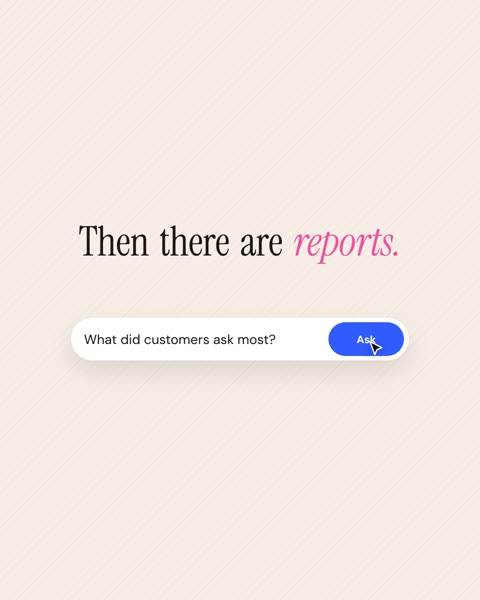 Input bar scene: a typed question with an Ask button